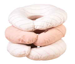 Almohadon de Amamantar Tusor Rayas