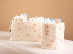 Imagen de Combo Cambiador Antivuelco TUSOR Estampado + Neceser rectangular + cilíndrico Estampado o liso