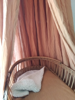 Imagen de Dosel de Gasa de Algodón + Tul Mosquitero