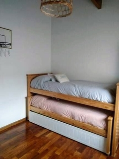 Acolchado para cama de 1 plaza Tussor + 2 almohadones