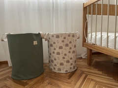 Bolsón porta juguetes GRANDE estampado con Manijas