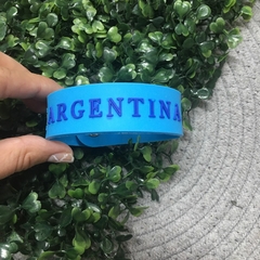 PULSERA ARGENTINA GOMA P1122 (22,5CM) - comprar online