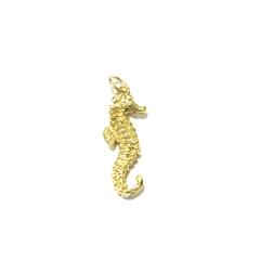 DIJE HIPOCAMPO DO11 (2,5 CM) ACERO DORADO