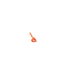 PIERCING PLASTICO HIPOALERGENICO CON STRASS NARANJA FE238