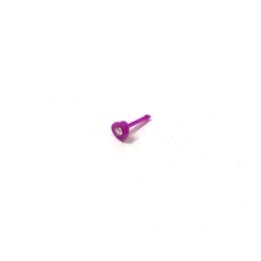 PIERCING PLASTICO HIPOALERGENICO CON STRASS VIOLETA FE239