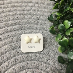 AROS ACERO ESTRELLA FLUOR BLANCA AC2107