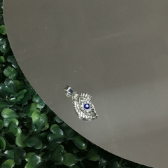 DIJE ACERO OJO TURCO STRASS (1,9CM X 1,3CM) DA338