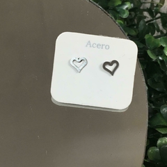 AROS ACERO CORAZON AC3063