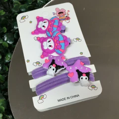 SET 2 COLITAS Y DOS PICO DE PATO KUROMI COL6768 - comprar online