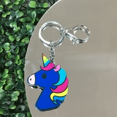 LLAVERO UNICORNIO AZUL CHICO (5,5CM) LLAV268 - comprar online