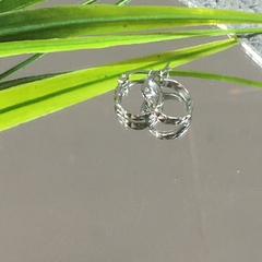 AROS ACERO ARGOLLAS LABRADAS (1,4CM) AC3184 - comprar online