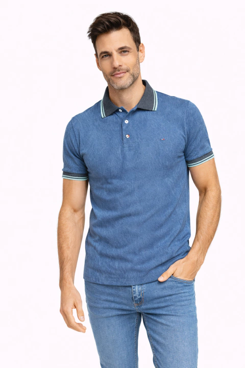 Chomba Pima estampada M/C - art. 280150