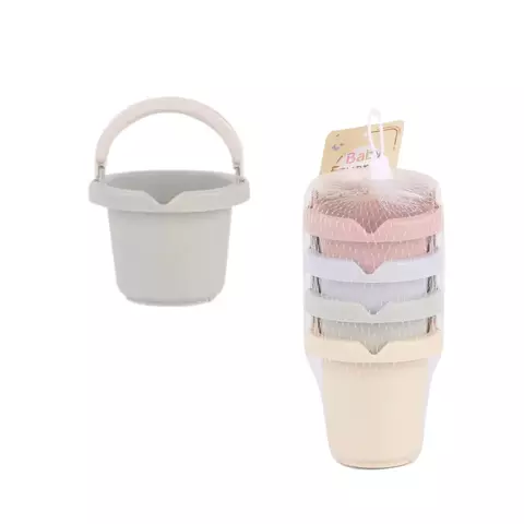 Mini Baldes apilables - 4 unidades