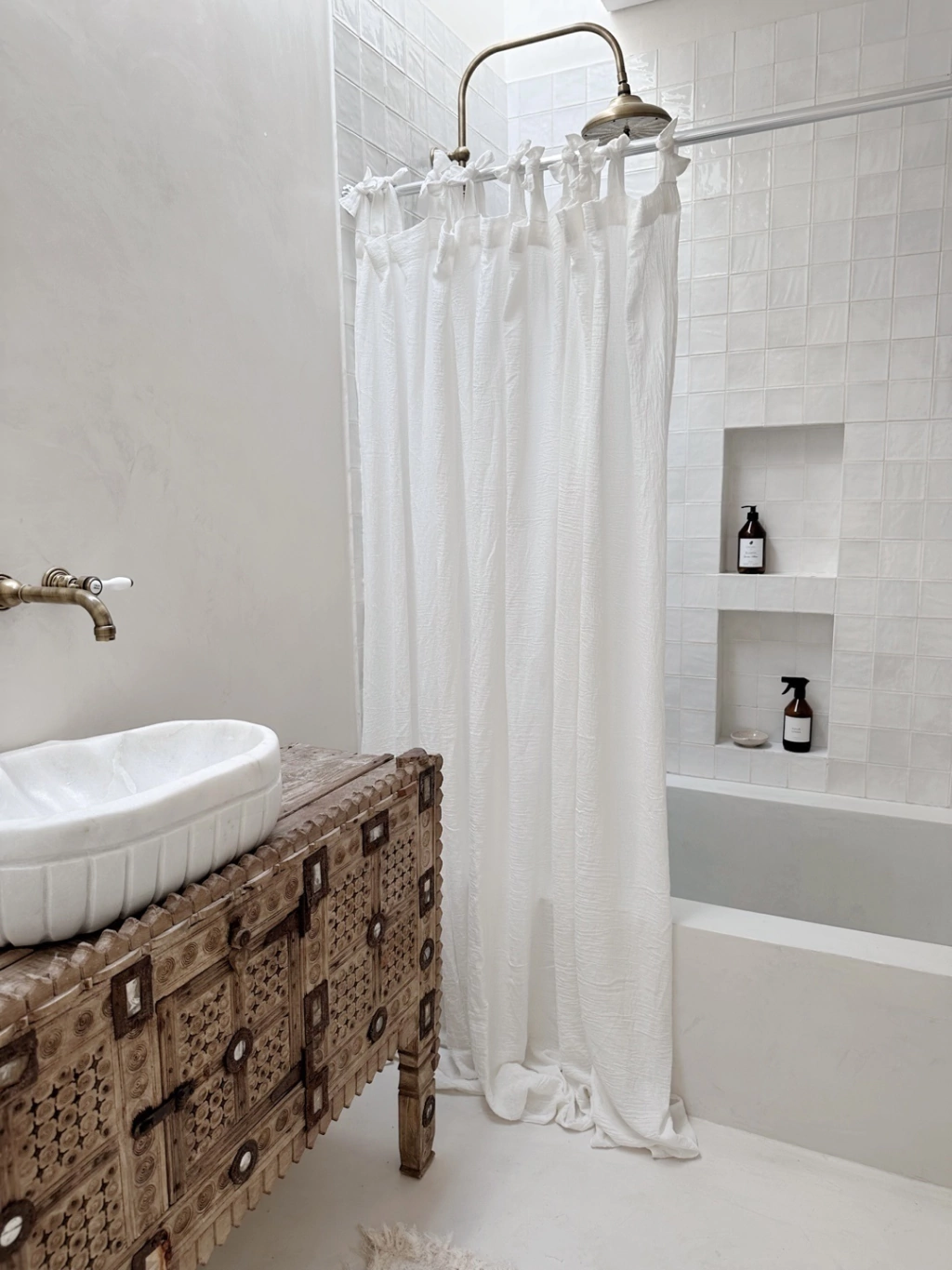 Cortina de Baño Santorini