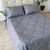 Cover Quilt Queen 4 Estaciones 3D Gris 230 x 250