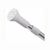 Barral de Baño Acero Inoxidable Extensible Blanco de 110 a 200 cm