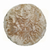 Alfombra Circular Pelo Beige 40 cm