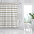 Cortina de Baño Teflón Estampado Fine Strip Beige