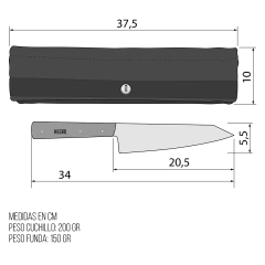 Imagen de Cuchilla NEGRO