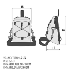 Morral Moto - NEGRO TM