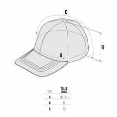 Gorra Diagonal - NEGRO TM