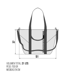 Tote Negro 2.0 - NEGRO TM