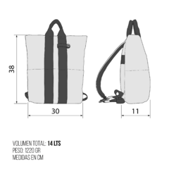 Mochila Canguro cuero - tienda online