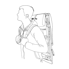 Reposera Negro - comprar online