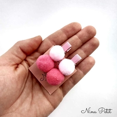 Par de hairclips pompom PP (4,5cm) - comprar online