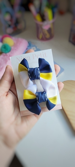 tricolor ou bicolor p - 6cm PERSONALIZÁVEL COM AS CORES DO UNIFORME