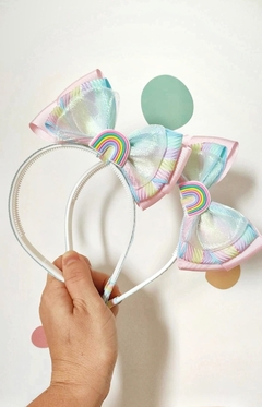 Tiara arco íris candy - gg 12cm