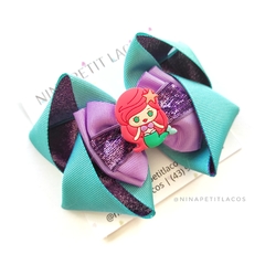 Laço ariel gg 12cm (faixinha, bico ou tiara)