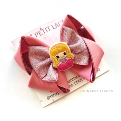 Laço aurora bela adormecida gg 12cm (faixinha, bico ou tiara)