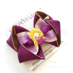 Laço rapunzel gg 12cm (faixinha, bico ou tiara)