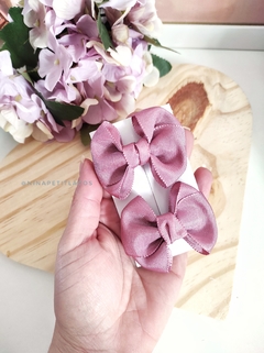 Duplinha de laços celina P 6cm (bico de pato)