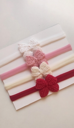 laço croche pontinhas pp - 4,5cm (faixinaha ou bico de pato) - comprar online