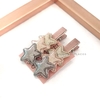 Par de hairclips estrelas p (bico de pato 6cm)