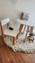 Silla de madera laqueada