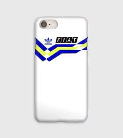 camiseta boca classic fiat - blanca