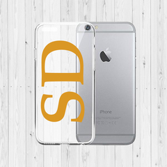 Personalizá con tus iniciales - horizontal transparente