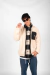 CAMPERA FLEECE beige/negro en internet