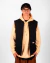 CHALECO REVERSIBLE AMARILLO PASTEL/NEGRO - buy online