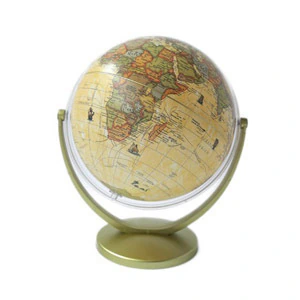 GLOBO TERRAQUEO 20 CM MULTIGIRO ANTIGUO BASE PLAST 207AWD CR.26154