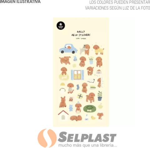 STICKER PVC PUPPY SUATELIER 65234 CR.57082