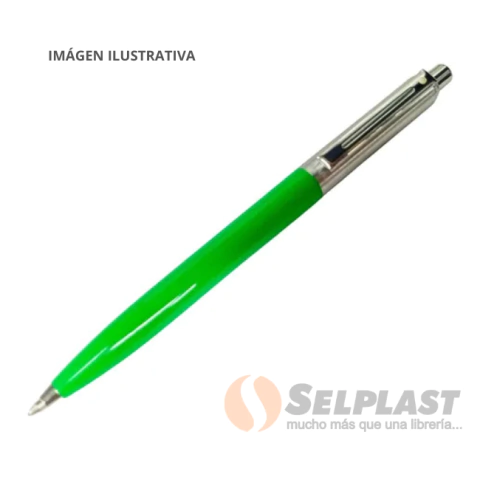 BOLIGRAFO SHEAFFER SENTINEL VERDE CLARO Y CROMO CT CR.57249