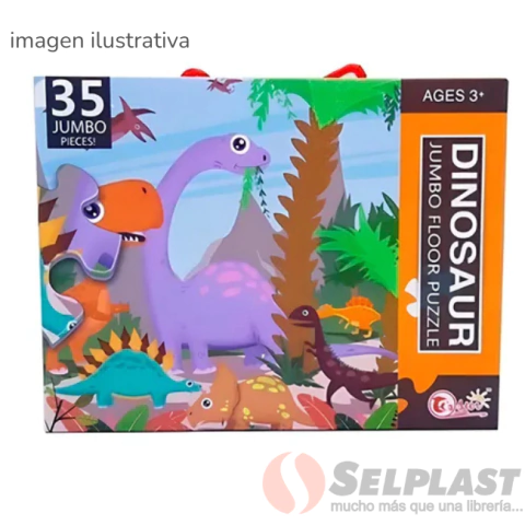 ROMPECABEZAS FUNNY LAND INFANTIL 35 PIEZAS JUMBO DINOSAURIOS FT170B CR.58165