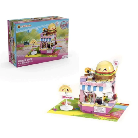 MINIBLOCKS FUNNY LAND BURGER SHOP 317 PIEZAS FT921 CR.58305