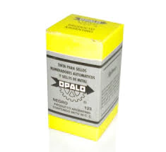 TINTA OPALO Nro 123 NEGRA 450CC PARA NUMERADORAS DE METAL CR.37118