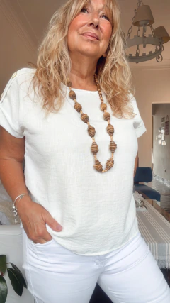 Blusa Francina Blanca - Estilo Vanguardia