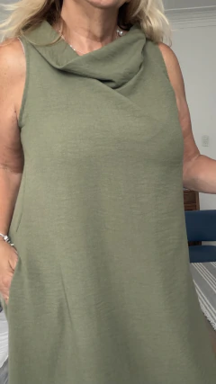 Vestido Liza verde - comprar online